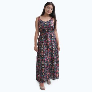 Side Slit Poppy Maxi Dress